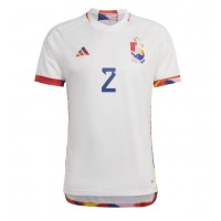Belgicko Toby Alderweireld #2 Vonkajší futbalový dres MS 2022 Krátky Rukáv